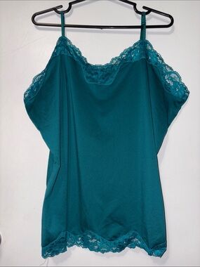 XXL Ricki's Teal Lace-Detail Camisole/Tank Top - EUC- GUC